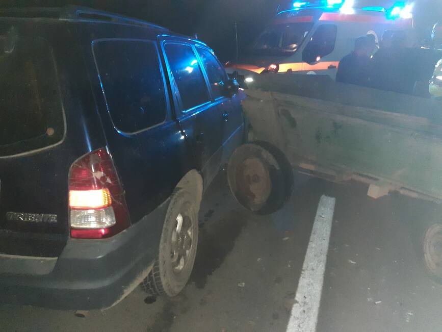 Accident rutier in urma coliziunii dintre un autoturism si un atelaj hipo | imaginea 1