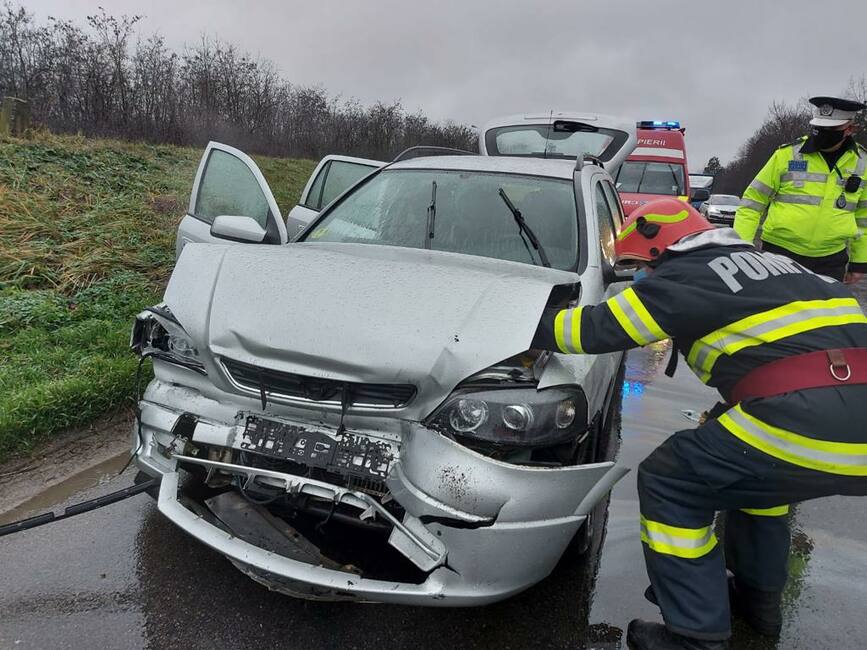 Accident rutier produs pe varianta ocolitoare a orasului Slobozia | imaginea 1