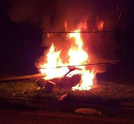 Barbat gasit carbonizat in urma unui accident rutier | imaginea 1