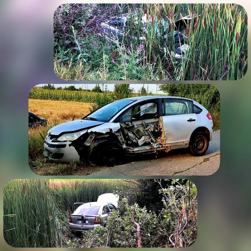 Autoturisme implicate intr un accident rutier   Soferita  gasita incarcerata | imaginea 1