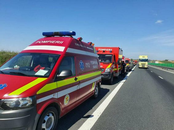 Serie de accidente in lant cu multiple victime pe autostrada Bucuresti Constanta | imaginea 1