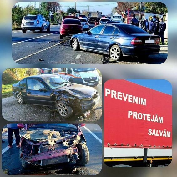 Doua persoane au avut nevoie de ingrijiri medicale in urma unui accident rutier | imaginea 1