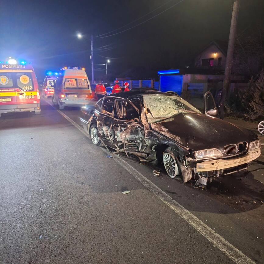 O femeie a ajuns la spital  in urma unui accident | imaginea 1