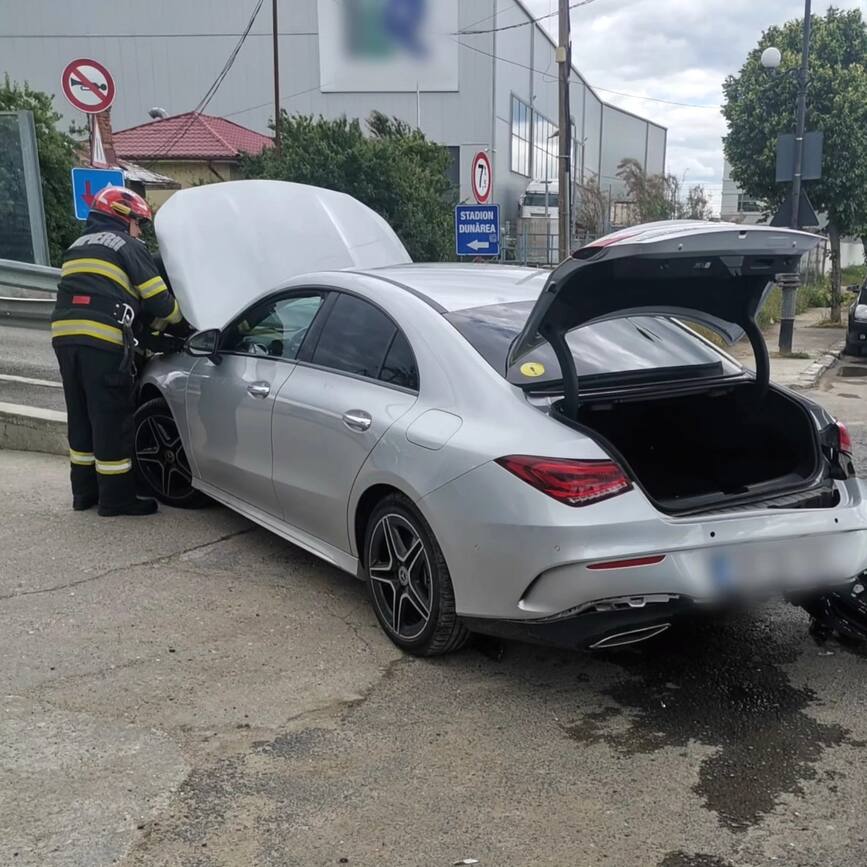 A ajuns la spital  in urma unui accident rutier | imaginea 1