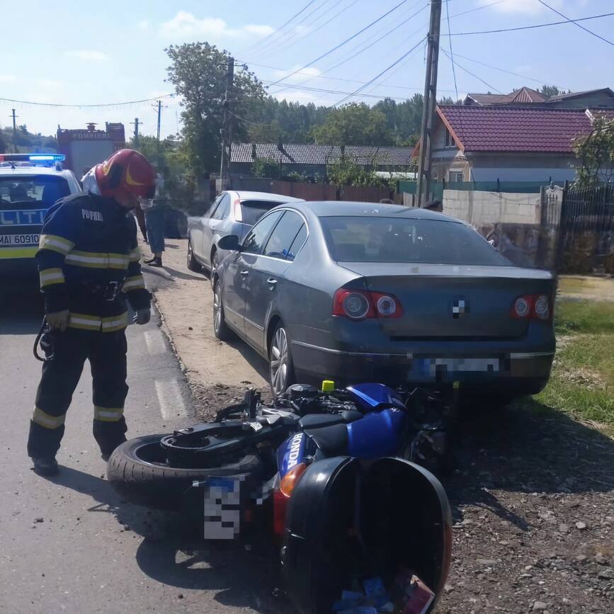 Doua victime in urma unui accident de motocicleta | imaginea 1