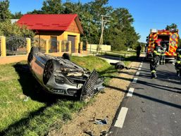 S a izbit cu masina de un cap de pod | imaginea 1