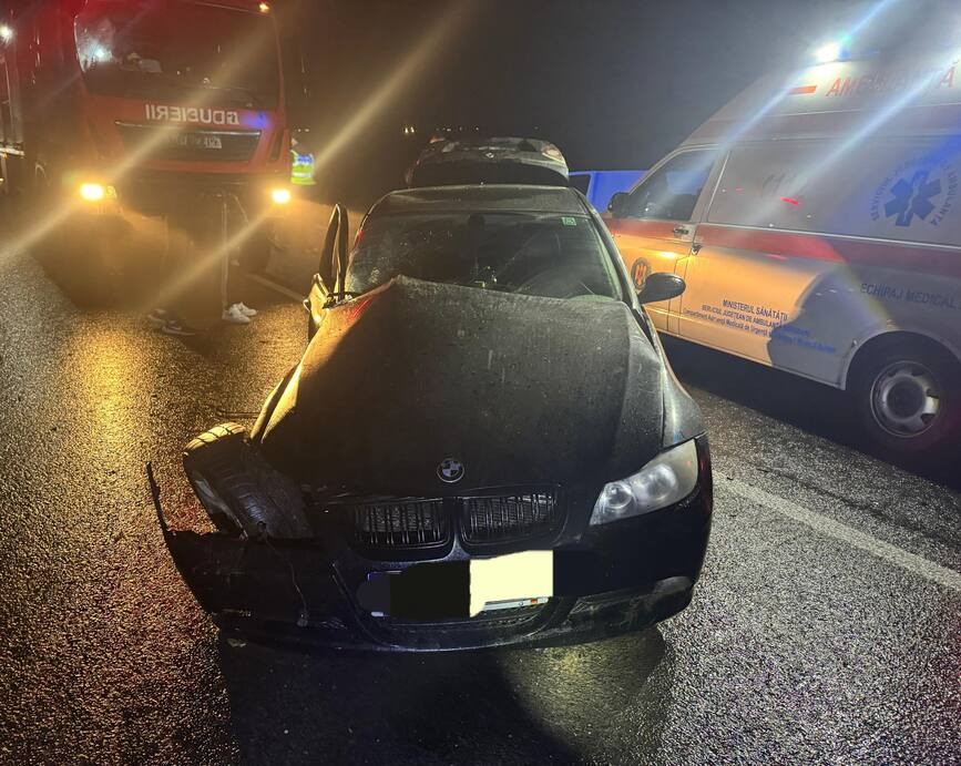 Impact intre o masina si o autoutilitara | imaginea 1