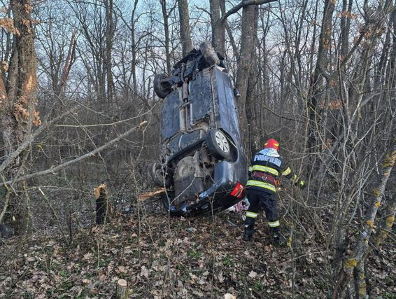 Rasturnare spectaculoasa  Masina gasita in mijlocul padurii | imaginea 1