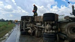 Accident cu victima si trafic ingreunat pe DN 6 | imaginea 1